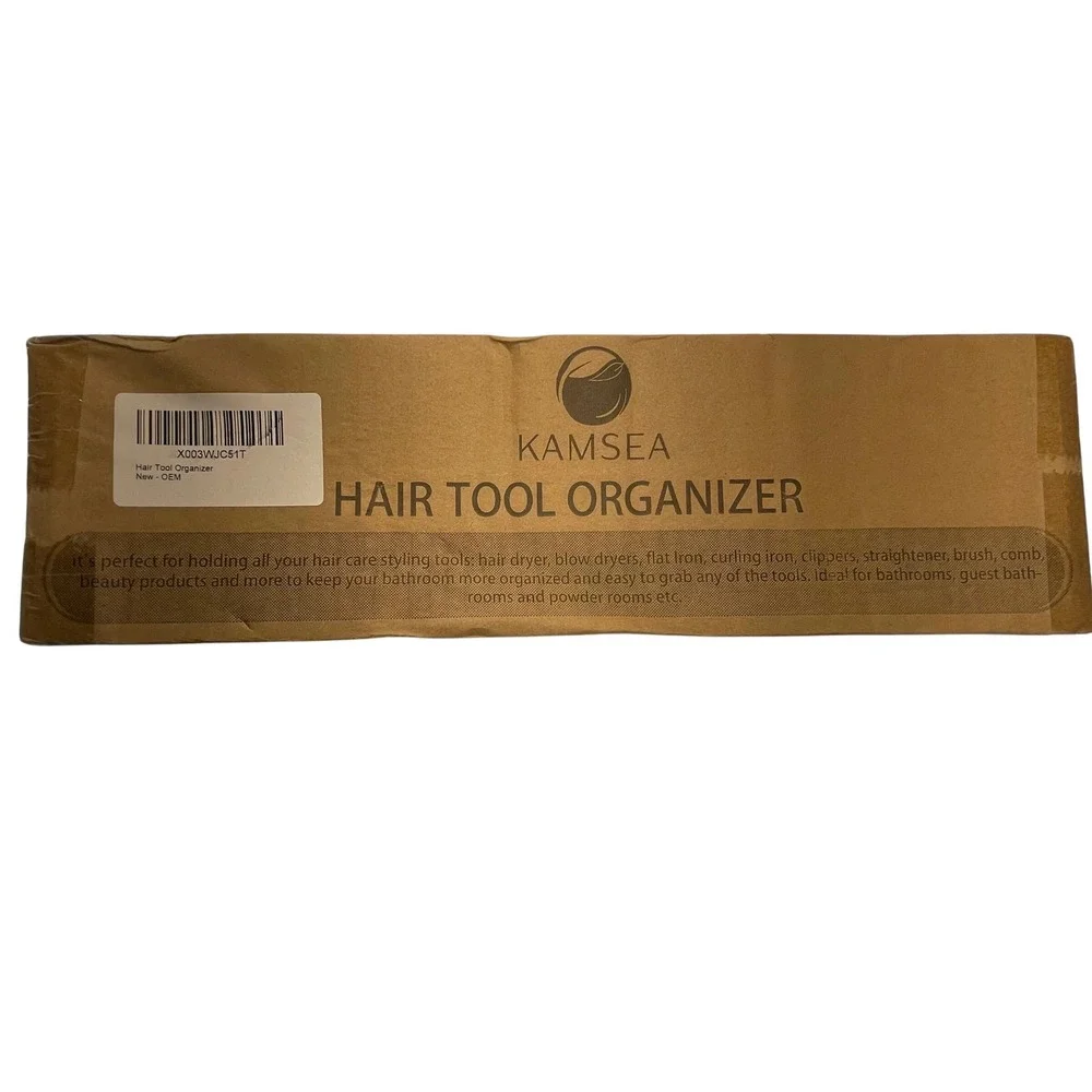KAMSEA Hair Tool Organizer Wall Mount‎ Holder Bathroom Vanity Styling Station